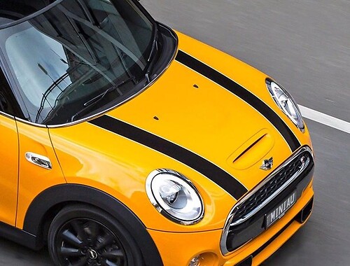 Mini Cooper F56 Hood Stripes Graphics Adesivo Decal John Cooper Works Stripe-1
