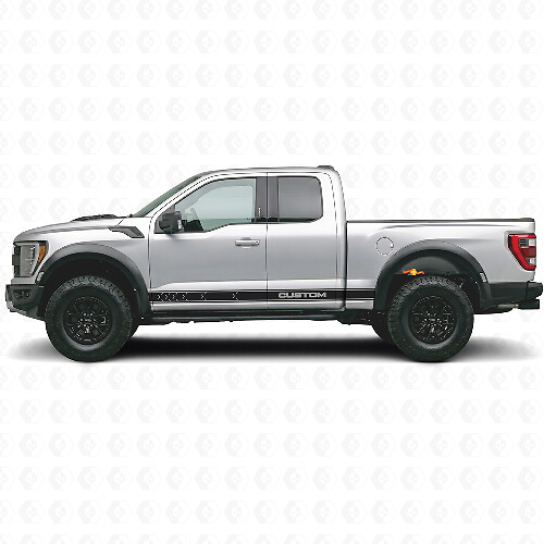 Kit di adesivi in vinile personalizzati per strisce laterali per musclecar e camion