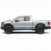 Kit di adesivi in vinile personalizzati per strisce laterali per musclecar e camion_2