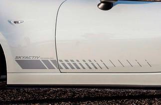 Mazda MX5 Miata decalcomania grafica della striscia laterale del pannello della porta Skyactiv