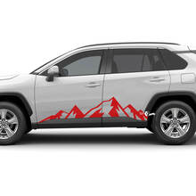 Adesivo per decalcomanie per porte laterali con pannello basculante per Toyota Rav4 Rav 4
 2