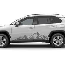 Adesivo per decalcomanie per porte laterali con pannello basculante per Toyota Rav4 Rav 4
 3