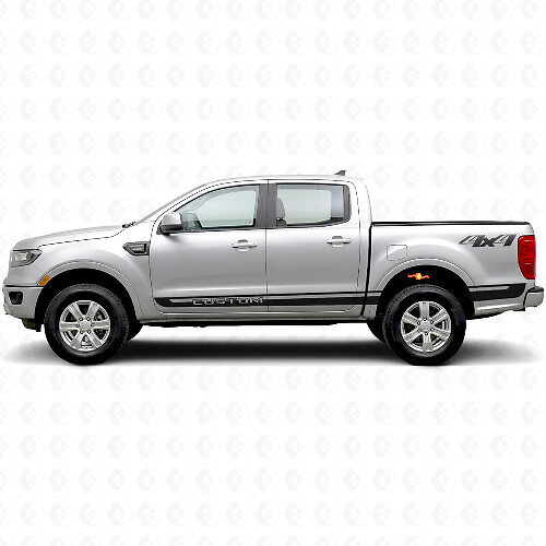 Kit personalizzato di adesivi vinilici laterali 4x4 per Musclecar Ranger