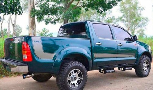 Set di Adesivi in Vinile con Strisce Laterali TRD per Toyota Hilux