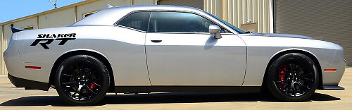 Set adesivi laterali in vinile Shaker R/T per Dodge Challenger