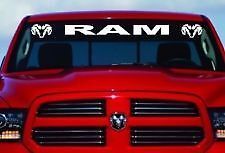 Decal parabrezza Dodge Ram con loghi 44x4 ram, SRT8, hemi, SRT10, srt10