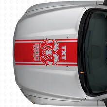 Kit di Adesivi in Vinile a Strisce Stile Hemi Laterali Posteriori e Cofano per Dodge Ram 1500 2500_7