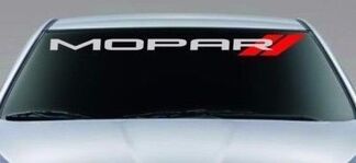 MOPAR DODGE HEMI Adesivo per parabrezza del veicolo Logo Decalcomanie in vinile Grafica Lettere