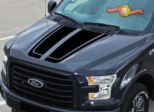 Ford F-150 2015-2016 F150 adesivo per decalcomanie a strisce grafiche per cofano 5 2