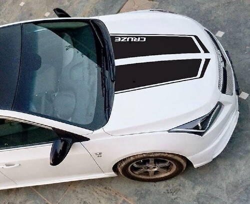 Adesivo in Vinile Strisce Sul Cofano Rally Per Chevy Cruze 2011-2014