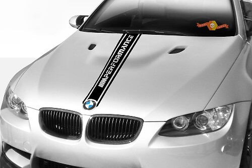 Adesivo in vinile M Performance Stripe per cofano per BMW Serie 3 E90/E91/E92/E93 2005-2013