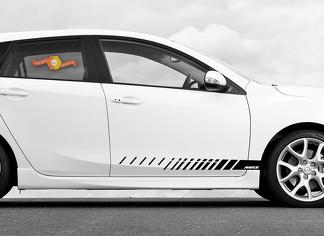 Mazda 6 MPS grafica della striscia laterale del pannello della portiera decalcomania MazdaSpeed