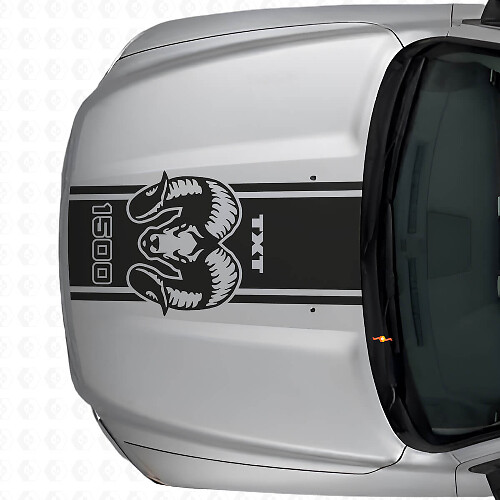 Striscia Adesiva Personalizzata per Cofano Hemi in Vinile per Dodge Ram 1500 2500