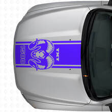 Striscia Adesiva Personalizzata per Cofano Hemi in Vinile per Dodge Ram 1500 2500_2