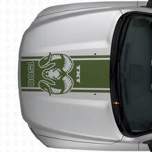 Striscia Adesiva Personalizzata per Cofano Hemi in Vinile per Dodge Ram 1500 2500_3