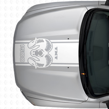 Striscia Adesiva Personalizzata per Cofano Hemi in Vinile per Dodge Ram 1500 2500_5