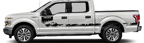 2014 2015 2016 Ford F-150 F150 Strisce da hockey laterali Schizzi di fango