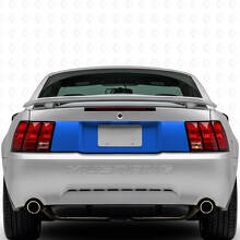 Adesivo Vinilico per Pannello Cofano Posteriore Nero Opaco per Musclecar Musclecarmodel 1999-04_2