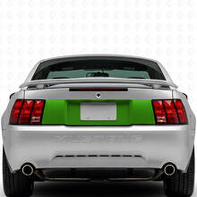 Adesivo Vinilico per Pannello Cofano Posteriore Nero Opaco per Musclecar Musclecarmodel 1999-04_3