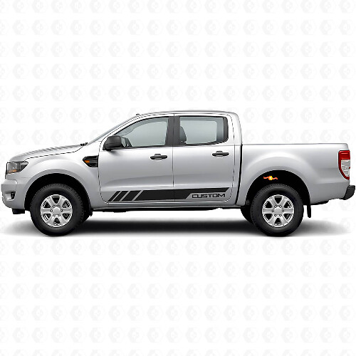 Kit di adesivi in vinile decorati personalizzati per strisce laterali per Musclecar Ranger T6 2011-2017
