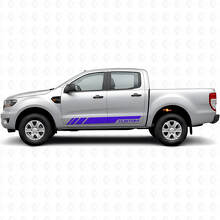 Kit di adesivi in vinile decorati personalizzati per strisce laterali per Musclecar Ranger T6 2011-2017_2