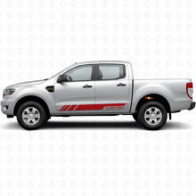 Kit di adesivi in vinile decorati personalizzati per strisce laterali per Musclecar Ranger T6 2011-2017_4