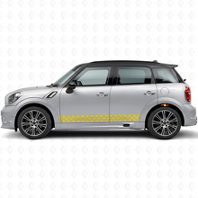Kit Adesivi in Vinile con Strisce Laterali a Scacchi per Mini Countryman R60_5
