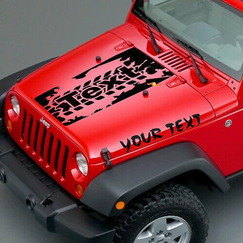 Kit di Adesivi in Vinile per Battistrada Pneumatici per Jeep Wrangler