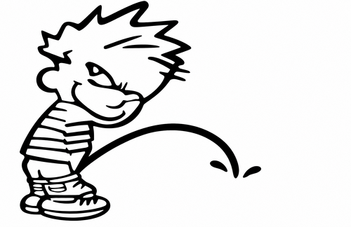 Adesivo universale in vinile con ragazzo cartoon dai capelli a punta – stile 2