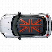 Set di adesivi vinilici con bandiera Union Jack britannica per tetto MINI Cooper S JCW_4