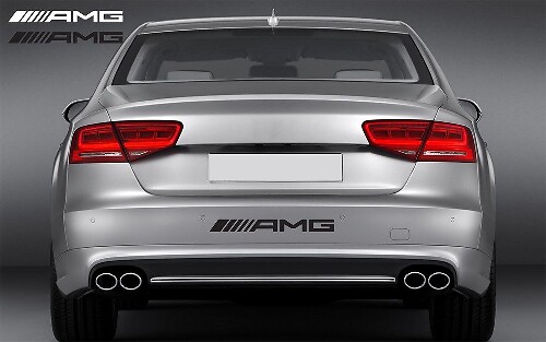 Adesivo Universale in Vinile con Logo AMG per Mercedes-Benz AMG GT