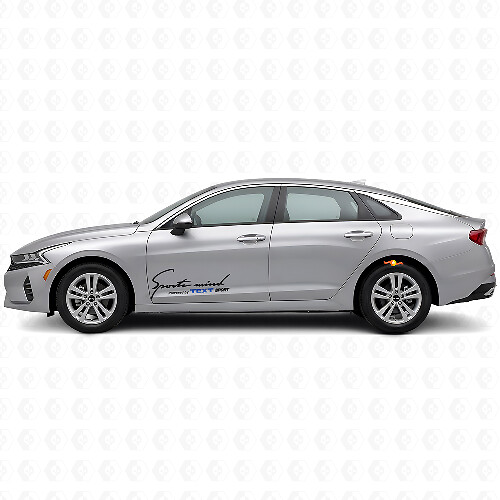 Set di Adesivi in Vinile Sport Mind Powered by Kia Sport Side per Veicoli Kia