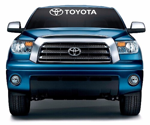 Adesivo in vinile per parabrezza con logo Toyota