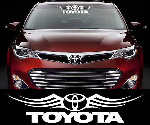 Toyota Racing Decal Sticker Car Window Parabrezza auto e moto