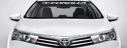 Adesivo in Vinile per Parabrezza Corolla per Toyota Corolla