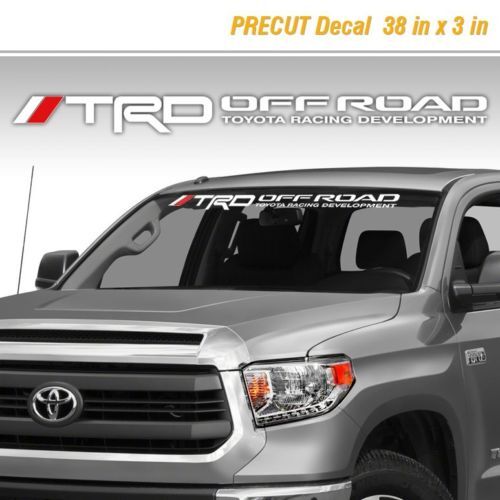 Adesivo para-brisa stile Off Road TRD per Toyota Tacoma/Tundra