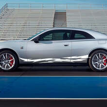Adesivi Strisce Laterali Lightning per Dodge Charger Elettrica 2