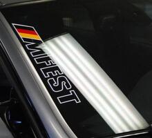 Bimmerfest MFEST bimmer fest Adesivi in ​​vinile Decalcomanie adatti a e92 e36 e46 F10 F30 M3 M4 Competition BMW
 4