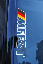 Bimmerfest MFEST bimmer fest Adesivi in ​​vinile Decalcomanie adatti a e92 e36 e46 F10 F30 M3 M4 Competition BMW
 6