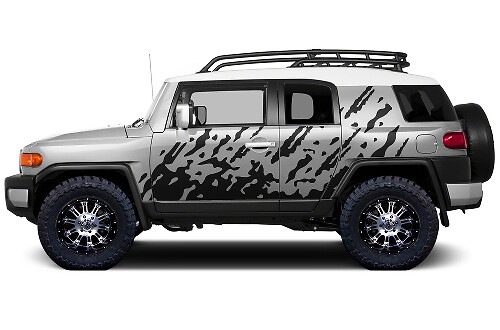 Kit Adesivi in Vinile Laterali Antischizzi per Toyota FJ Cruiser 2007-2014