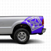 Adesivo in Vinile Personalizzato per Parafango Posteriore Musclecar F-250 F-350_2