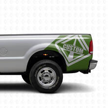Adesivo in Vinile Personalizzato per Parafango Posteriore Musclecar F-250 F-350_3