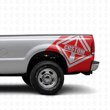 Adesivo in Vinile Personalizzato per Parafango Posteriore Musclecar F-250 F-350_4