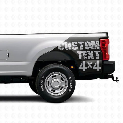 Adesivo in Vinile Parafango Posteriore Laterale 4x4 per Musclecar F-250/350