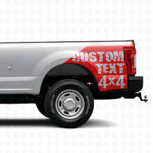 Adesivo in Vinile Parafango Posteriore Laterale 4x4 per Musclecar F-250/350_3
