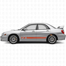Kit Adesivi Vinilici Personalizzati per Minigonne per Subaru Impreza 2002-07_4