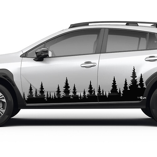 Kit di avvolgimento di decalcomanie adesivi in ​​vinile personalizzato Suba Crosstrek
