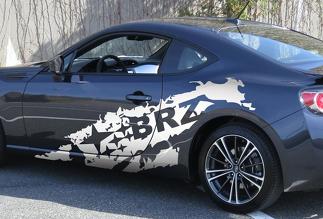 Subaru BRZ Opaco - Lucido Subaru Torn Decalcomania grafica in vinile 2013- - 2020