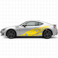 Kit di Adesivi Laterali in Vinile con Protezione da Spruzzi di Fango e Testo Personalizzato per Subaru BRZ_5