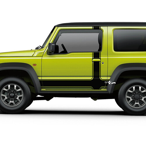 Adesivo con linee logo decalcomania per porte laterali Suzuki JIMNY
